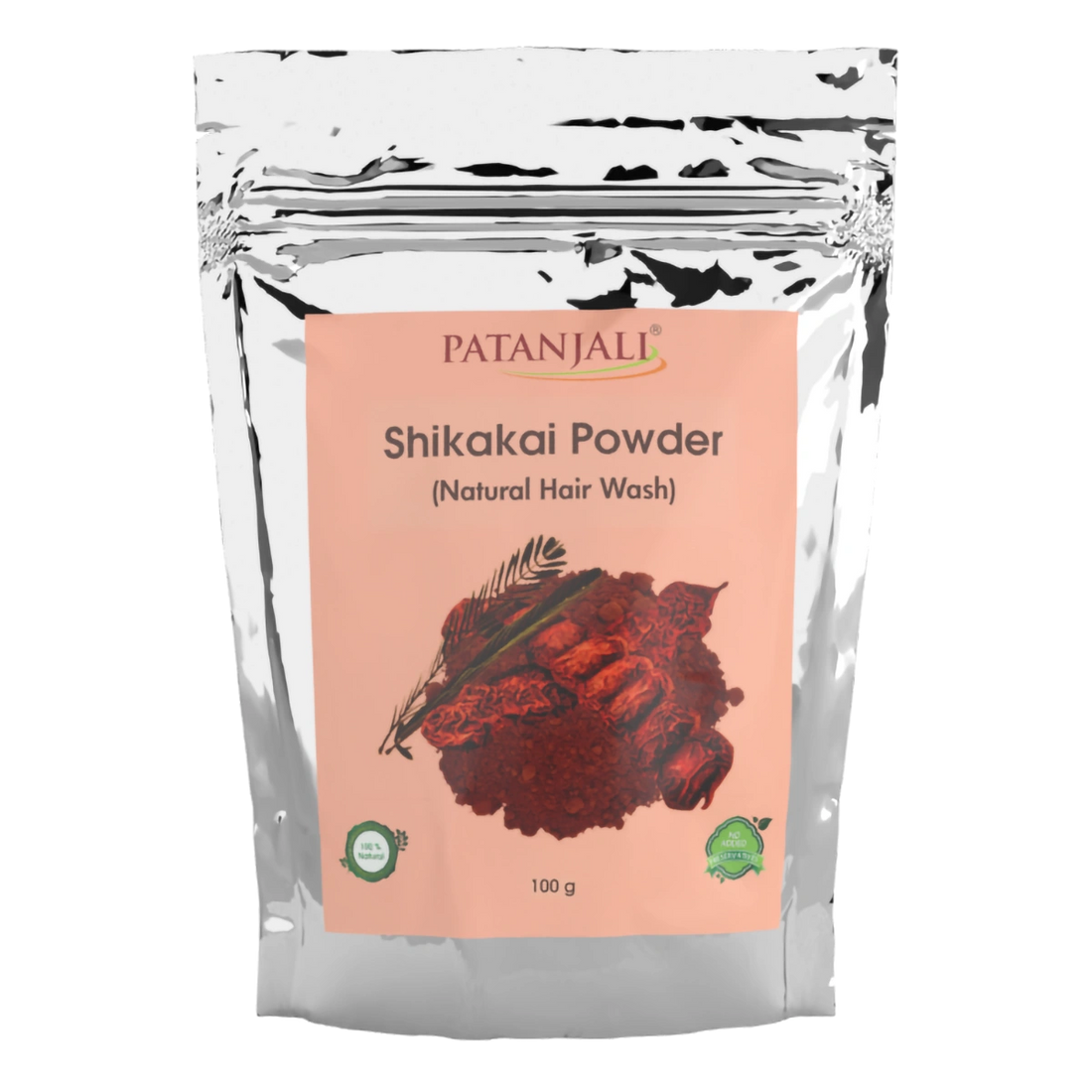 Patanjali 【Patanjali】 Shikakai Powder｜シカカイパウダー｜100g｜現地直輸入で買える日本国内最安級【インドの森】
