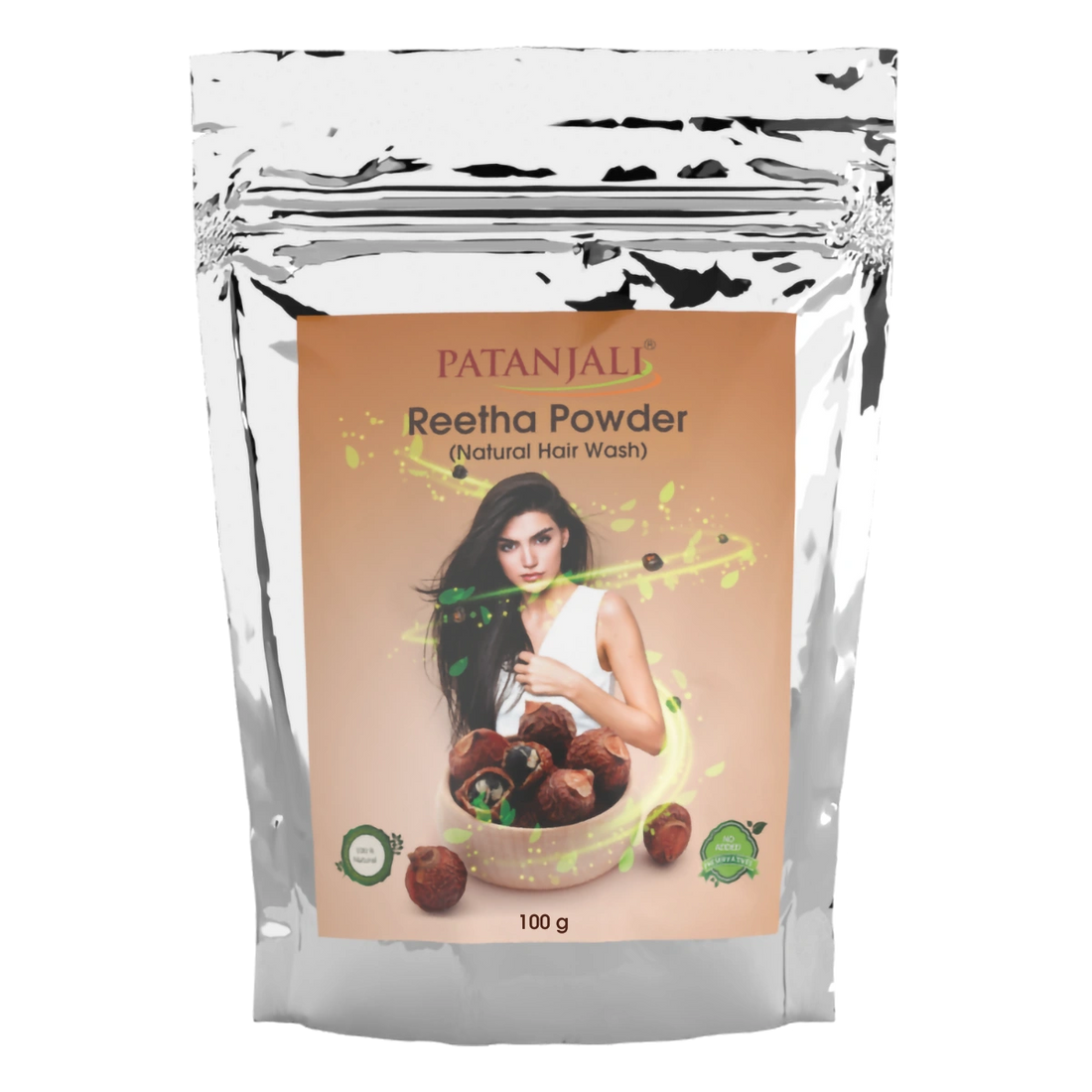 Patanjali 【Patanjali】 Reetha Powder｜リタパウダー｜100g｜現地直輸入で買える日本国内最安級【インドの森】