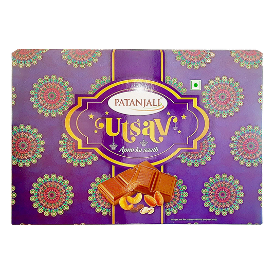 Patanjali 【Patanjali】 Utsav Chocolate-4 Nos｜ウツァヴ チョコレート｜55g｜現地直輸入で買える日本国内最安級【インドの森】