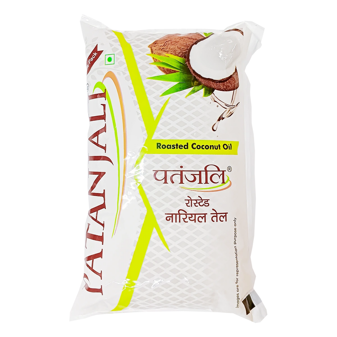 Patanjali 【Patanjali】 Roasted Coconut Oil (P)｜ローストコ｜1000g｜現地直輸入で買える日本国内最安級【インドの森】