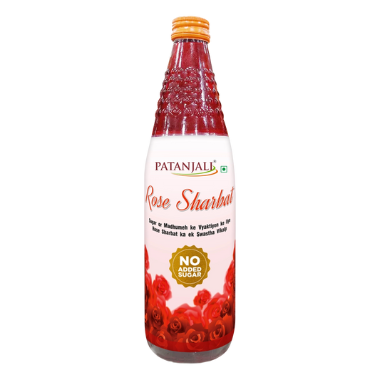 Patanjali 【Patanjali】 Sugar Free Rose Sharbat｜砂糖不使用 ローズシャ｜750g｜現地直輸入で買える日本国内最安級【インドの森】