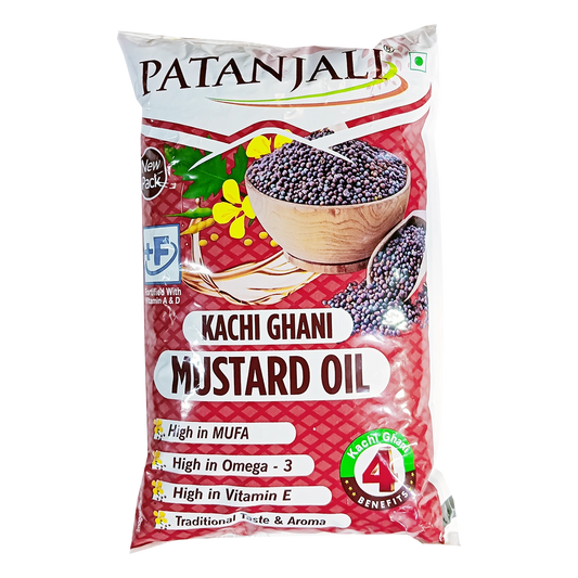 Patanjali 【Patanjali】 Mustard Oil 770 G PP｜マスタードオイル｜770g｜現地直輸入で買える日本国内最安級【インドの森】