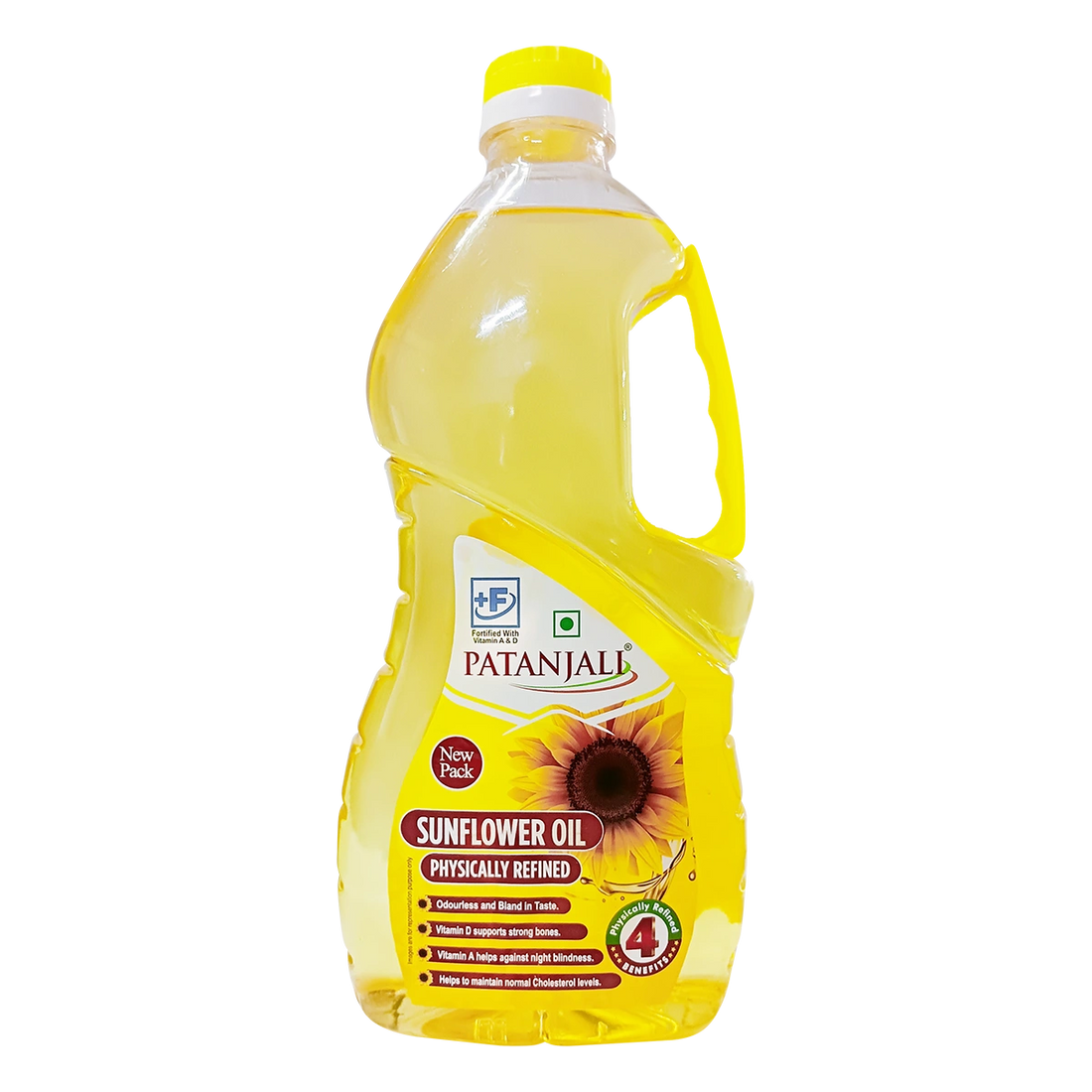 Patanjali 【Patanjali】 Sunflower Oil 2 Ltr Pet Jar｜ひまわり油 PET｜2000g｜現地直輸入で買える日本国内最安級【インドの森】