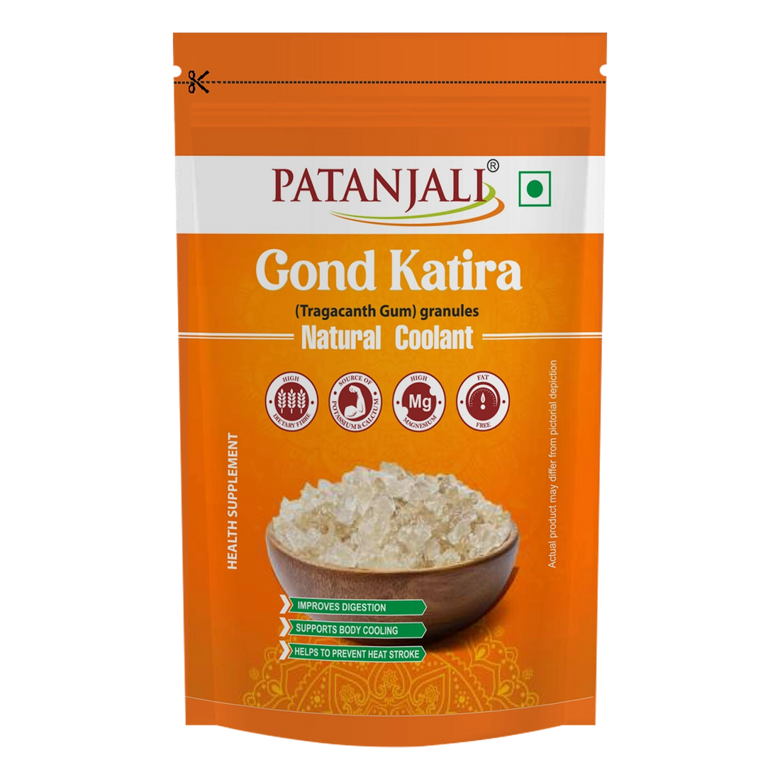 Patanjali 【Patanjali】 Gond Katira｜ゴンド・カティラ｜100g｜インド現地からお取り寄せ【インドの森】