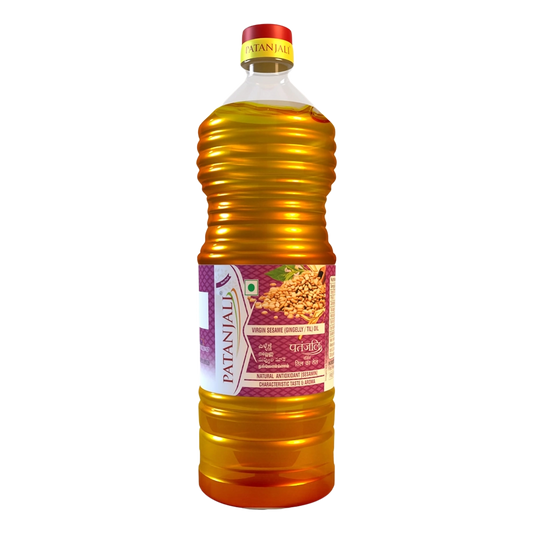 Patanjali 【Patanjali】 Sesame Oil (B)｜ごま油（B）｜1000g｜現地直輸入で買える日本国内最安級【インドの森】