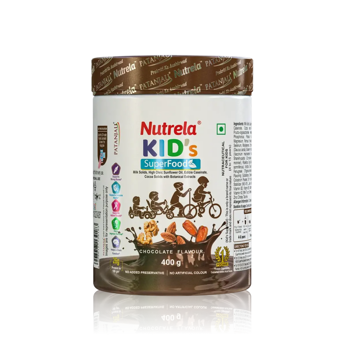 Patanjali 【Patanjali】 Nutrela Kid's Superfood｜ニュートレラ キッズ スーパーフード｜400g｜現地直輸入で買える日本国内最安級【インドの森】