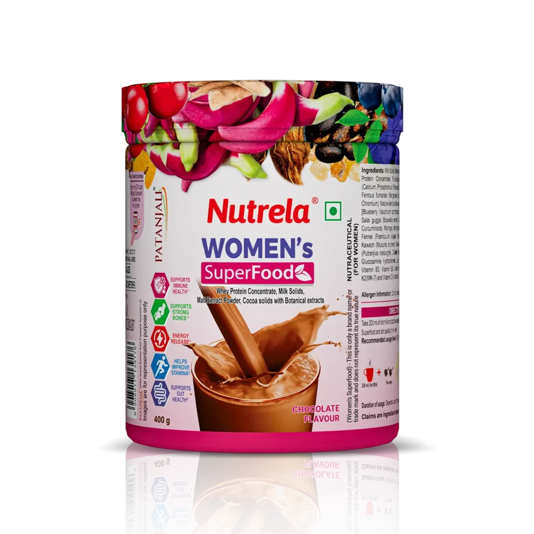 Patanjali 【Patanjali】 Nutrela Women's Superfood｜ニュートレラ ウィメンズ スーパーフード｜400g｜現地直輸入で買える日本国内最安級【インドの森】