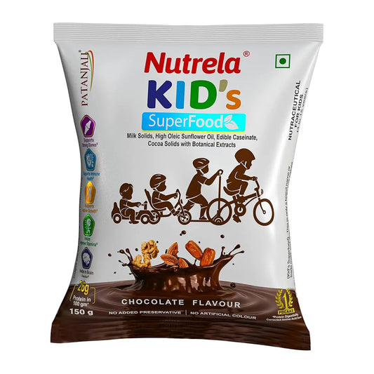 Patanjali 【Patanjali】 Nutrela Kid's Superfood Print Laminate｜キッズ スーパーフード プリントラミネート｜150g｜現地直輸入で買える日本国内最安級【インドの森】