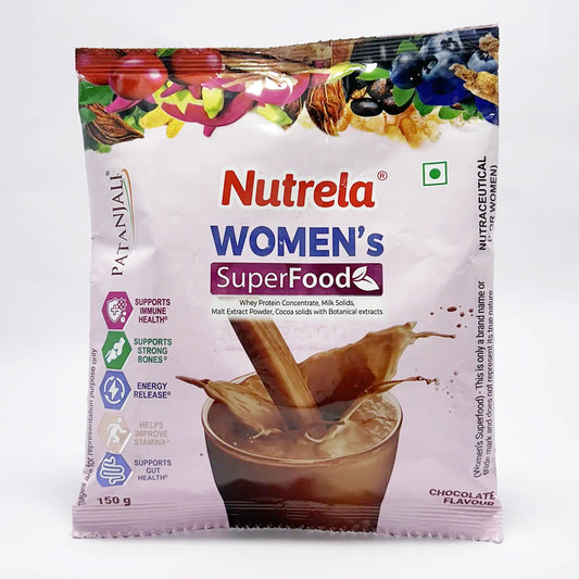 Patanjali 【Patanjali】 Nutrela Women's Superfood Print Laminate｜ウィメンズ スーパーフード プリントラミネート｜100g｜現地直輸入で買える日本国内最安級【インドの森】