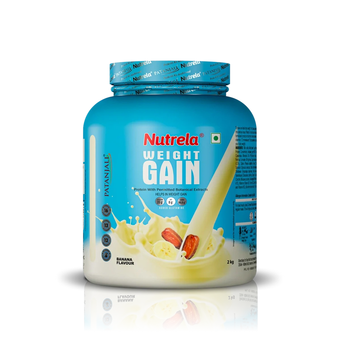 Patanjali 【Patanjali】 Nutrela Weight Gain Powder (500 g)｜ニュート｜500g｜現地直輸入で買える日本国内最安級【インドの森】