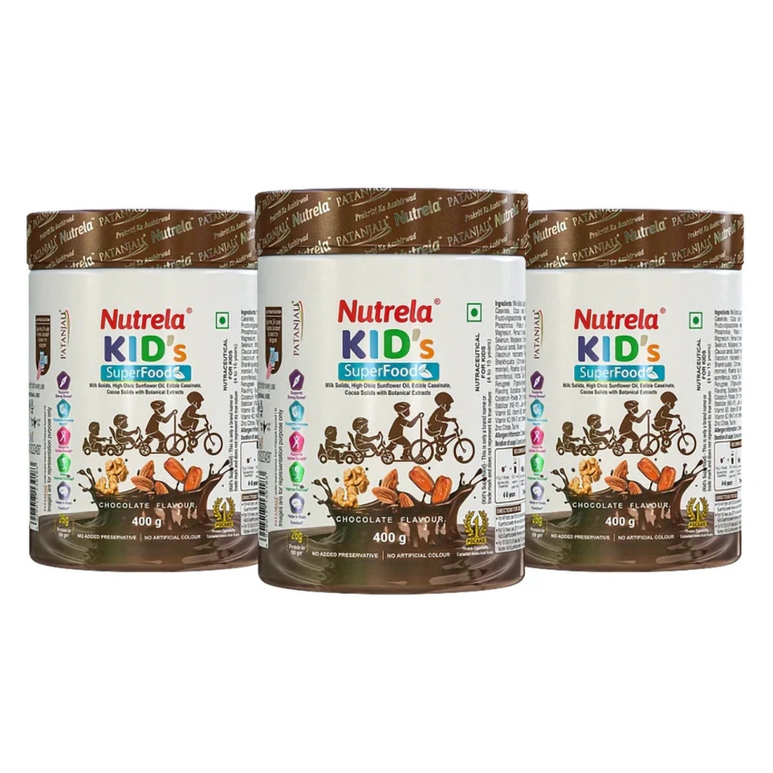 Patanjali 【Patanjali】 Nutrela Kids Superfood (pack of 3)｜ニュートレラ キッズ スーパーフード｜100g｜現地直輸入で買える日本国内最安級【インドの森】