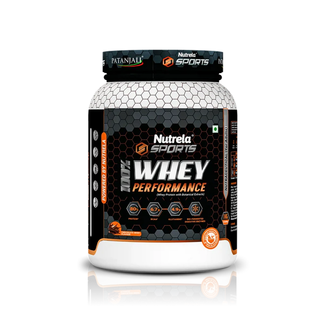 Patanjali 【Patanjali】 Nutrela Sports Whey Performance (Choc-irish)｜スポーツホエイ パフォーマンス（チョコアイリッシュ）｜1000g｜現地直輸入で買える日本国内最安級【インドの森】