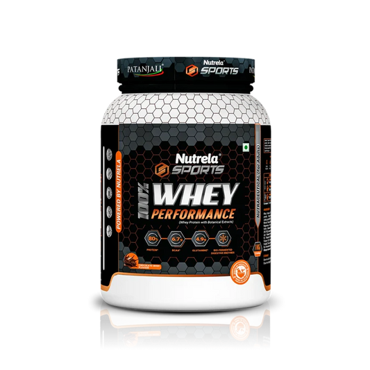 Patanjali 【Patanjali】 Nutrela Sports Whey Performance (Choc-irish)｜スポーツホエイ パフォーマンス（チョコアイリッシュ）｜1000g｜現地直輸入で買える日本国内最安級【インドの森】