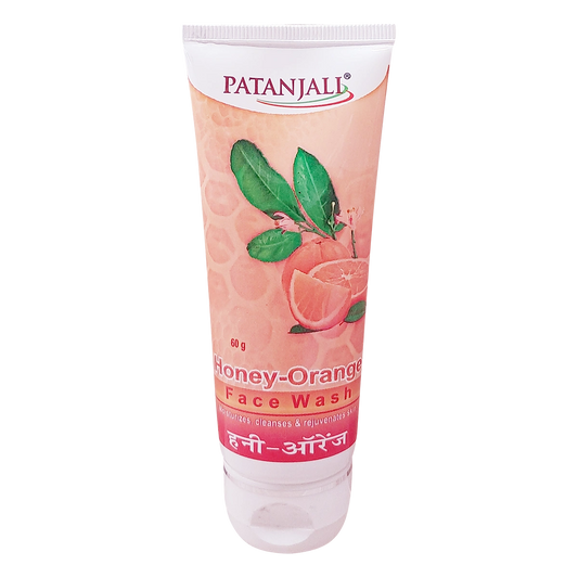 Patanjali 【Patanjali】 Honey Orange Face Wash｜ハニー＆オレンジ フェイスウォッシュ｜60g｜現地直輸入で買える日本国内最安級【インドの森】