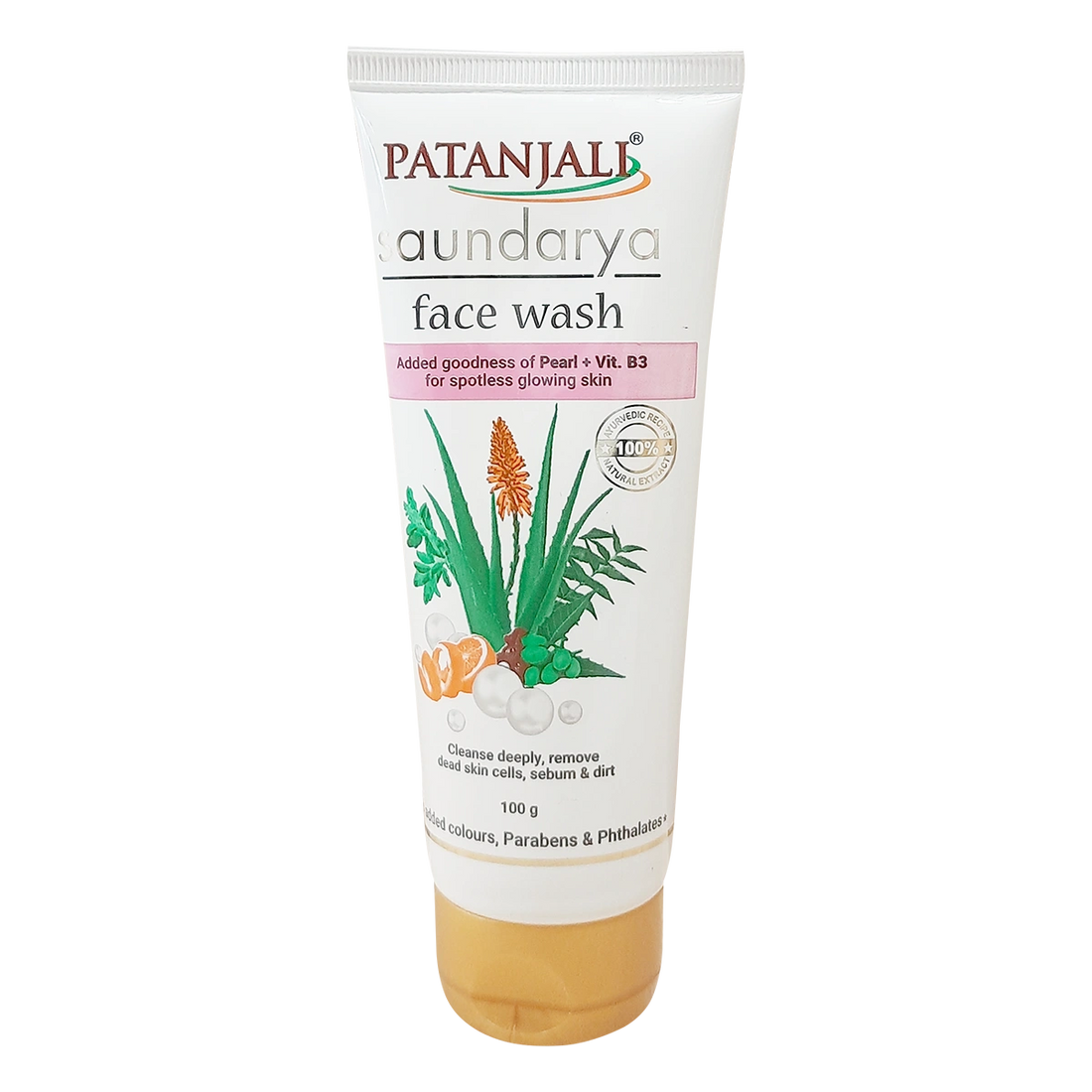 Patanjali 【Patanjali】 Saundarya Face Wash (60g)｜パタンジャリ サウンダリヤ フェイスウォッシュ｜60g｜現地直輸入で買える日本国内最安級【インドの森】