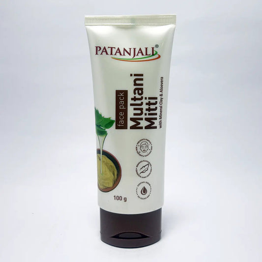 Patanjali 【Patanjali】 Multani Mitti Face Pack｜ムルタニミッティ フェイスパック｜100g｜現地直輸入で買える日本国内最安級【インドの森】