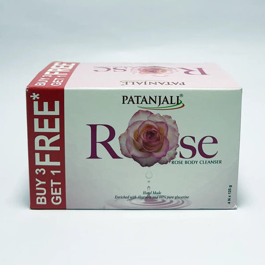 Patanjali 【Patanjali】 Rose Body Cleanser 125g B3G1 Free｜ローズボディクレンザー｜125g｜現地直輸入で買える日本国内最安級【インドの森】