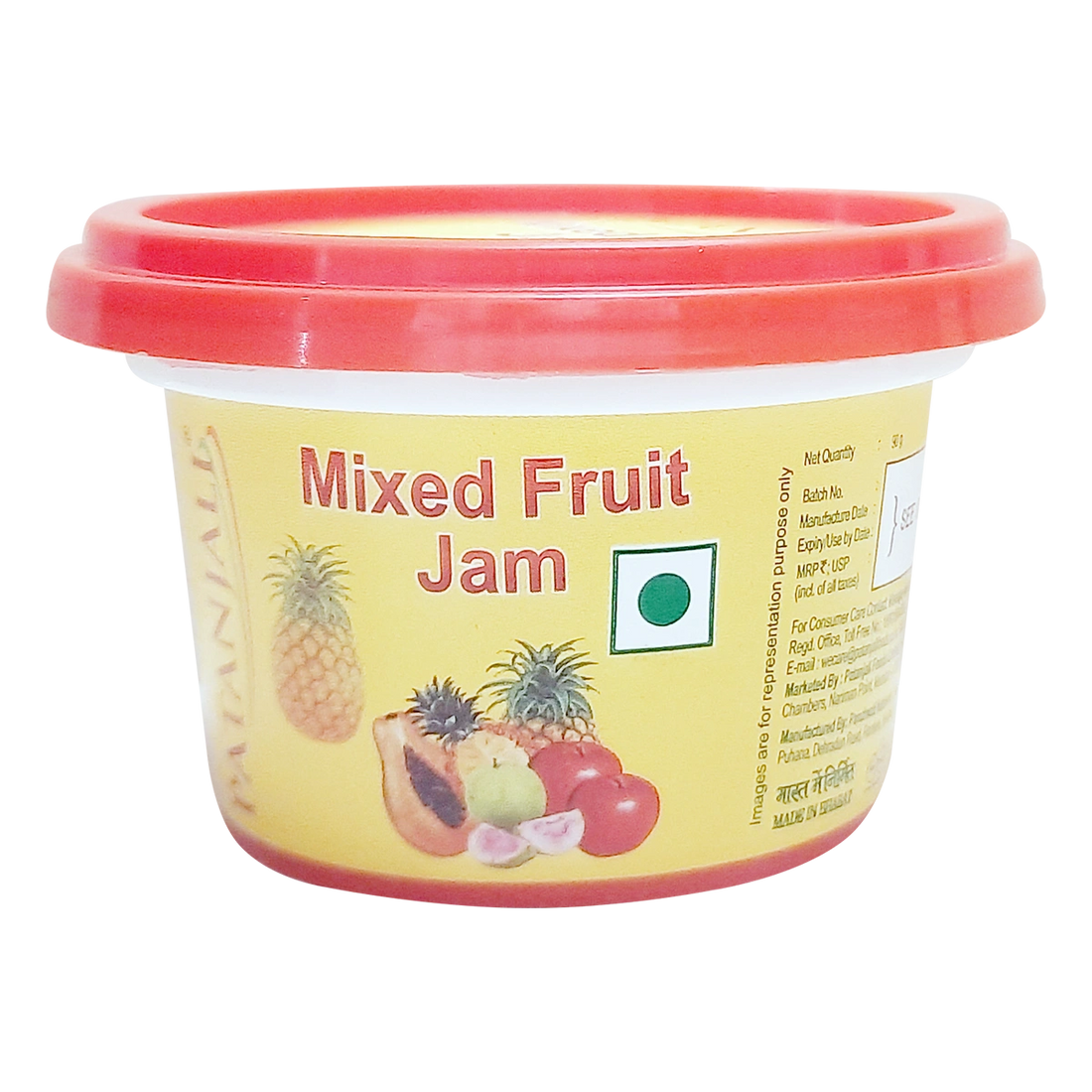Patanjali 【Patanjali】 Mixed Fruit Jam｜ミックスフルーツジャム｜90g｜現地直輸入で買える日本国内最安級【インドの森】