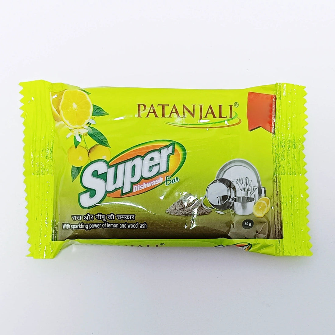 Patanjali 【Patanjali】 Super Dishwash Bar｜スーパー食器洗｜100g｜現地直輸入で買える日本国内最安級【インドの森】