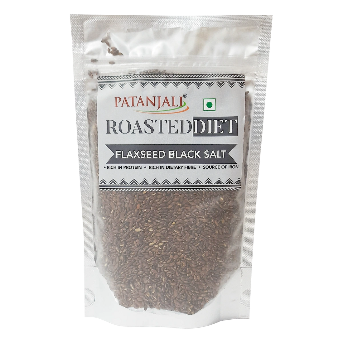 Patanjali 【Patanjali】 Roasted Diet- Flaxseed Black Salt｜ローストダイエット フラックスシード ブラックソルト｜150g｜現地直輸入で買える日本国内最安級【インドの森】