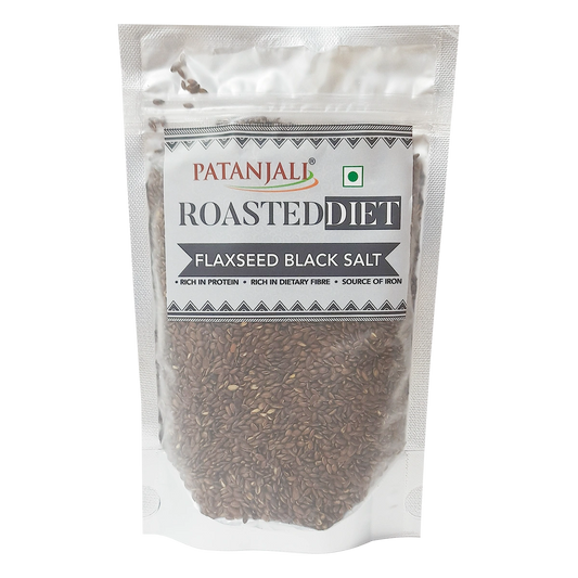 Patanjali 【Patanjali】 Roasted Diet- Flaxseed Black Salt｜ローストダイエット フラックスシード ブラックソルト｜150g｜現地直輸入で買える日本国内最安級【インドの森】