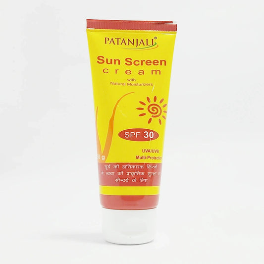 Patanjali 【Patanjali】 Sun Screen Cream｜日焼け止めクリーム｜50g｜現地直輸入で買える日本国内最安級【インドの森】