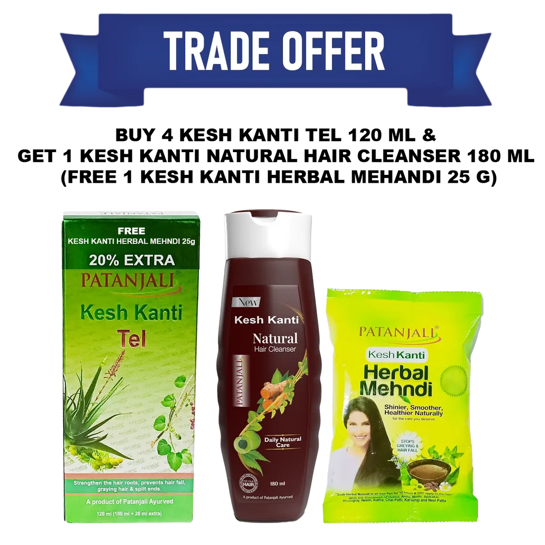 Patanjali 【Patanjali】 Keshkanti Tel + Mehandi + Shampoo｜ケシュカンティ テール＋メヘンディ＋シャンプー｜120g｜現地直輸入で買える日本国内最安級【インドの森】