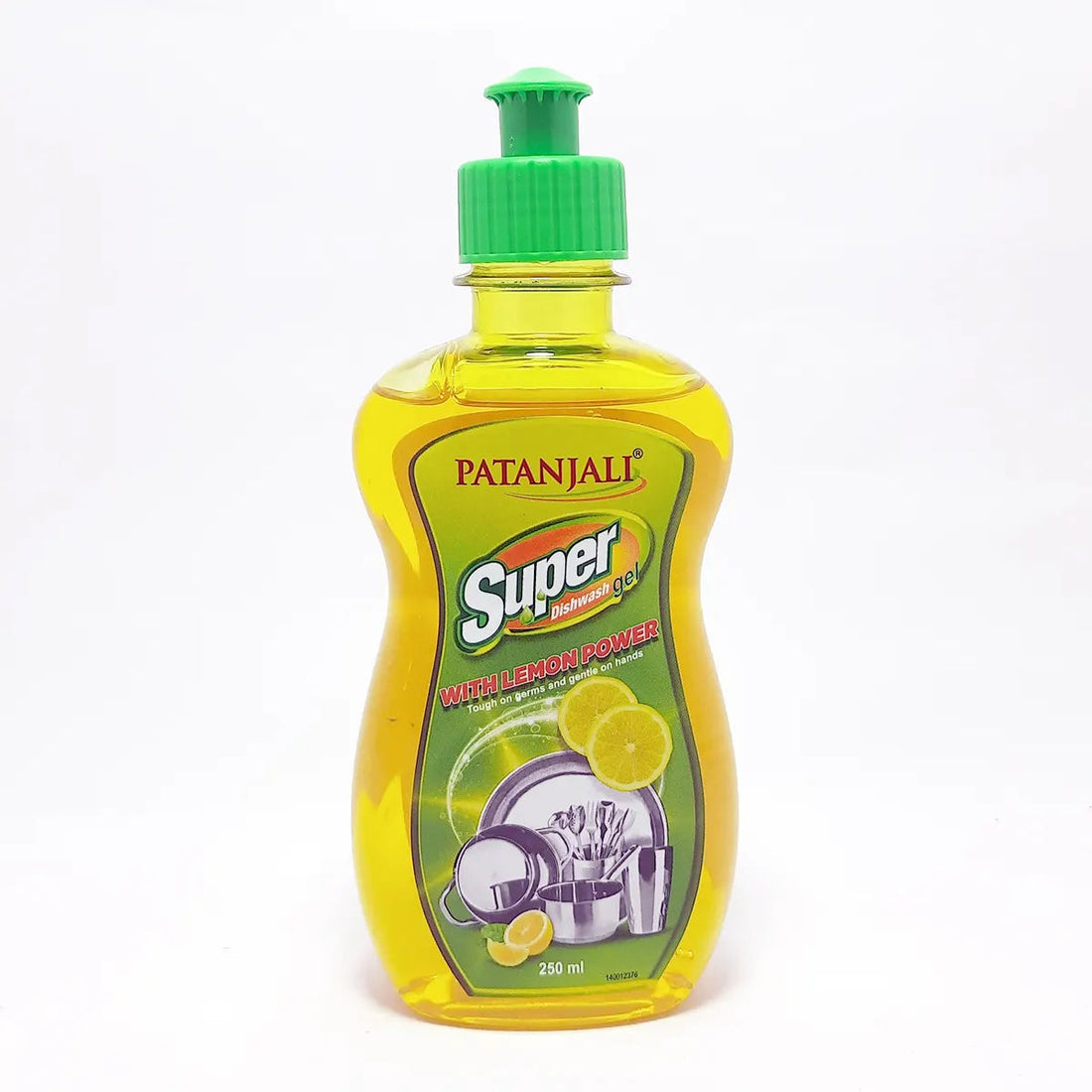Patanjali 【Patanjali】 Super Dish Wash Gel Lemon Power｜スーパー食器用洗剤ジェル レモンパワー｜250g｜現地直輸入で買える日本国内最安級【インドの森】
