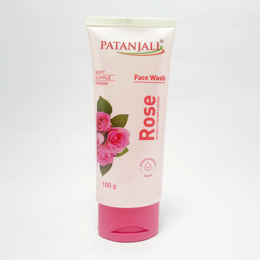 Patanjali 【Patanjali】 Rose Face Wash｜ローズ フェイスウォッシュ｜100g｜現地直輸入で買える日本国内最安級【インドの森】