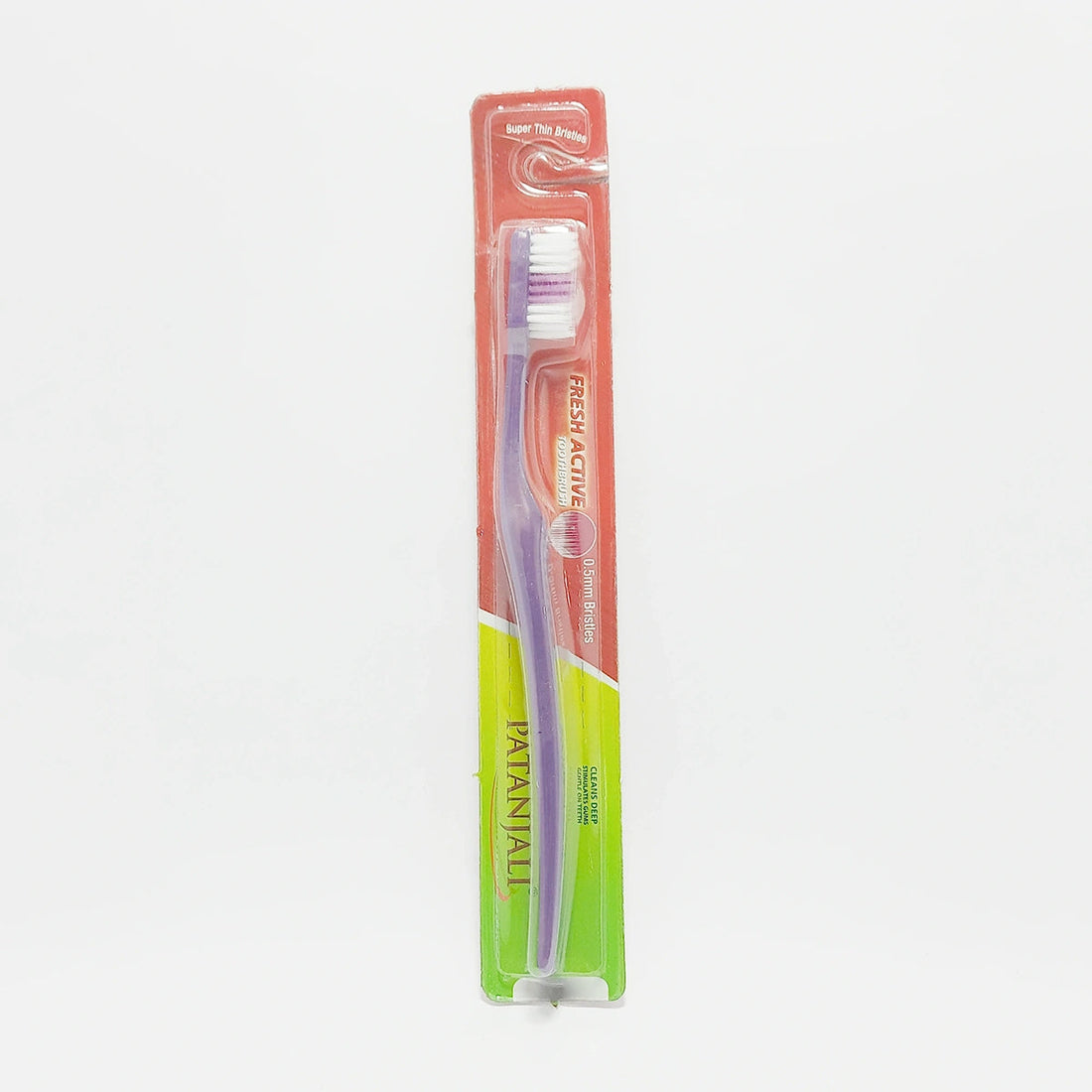 Patanjali 【Patanjali】 Toothbrush (Fresh Active) - T｜歯ブラシ（フレッシュアクティブ）- T｜100g｜現地直輸入で買える日本国内最安級【インドの森】