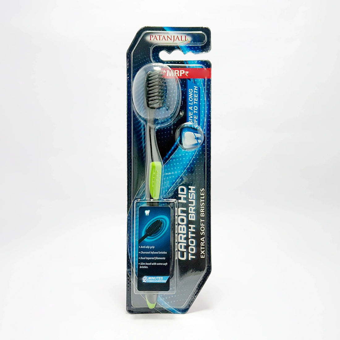 Patanjali 【Patanjali】 Toothbrush Carbon HD｜カーボンHD歯ブラシ｜100g｜現地直輸入で買える日本国内最安級【インドの森】