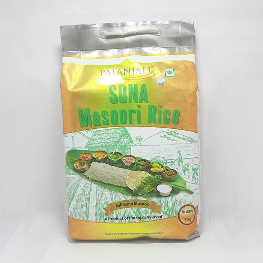 Patanjali 【Patanjali】 Sona Masoori Rice (1 kg)｜ソナマスーリ米｜1000g｜現地直輸入で買える日本国内最安級【インドの森】