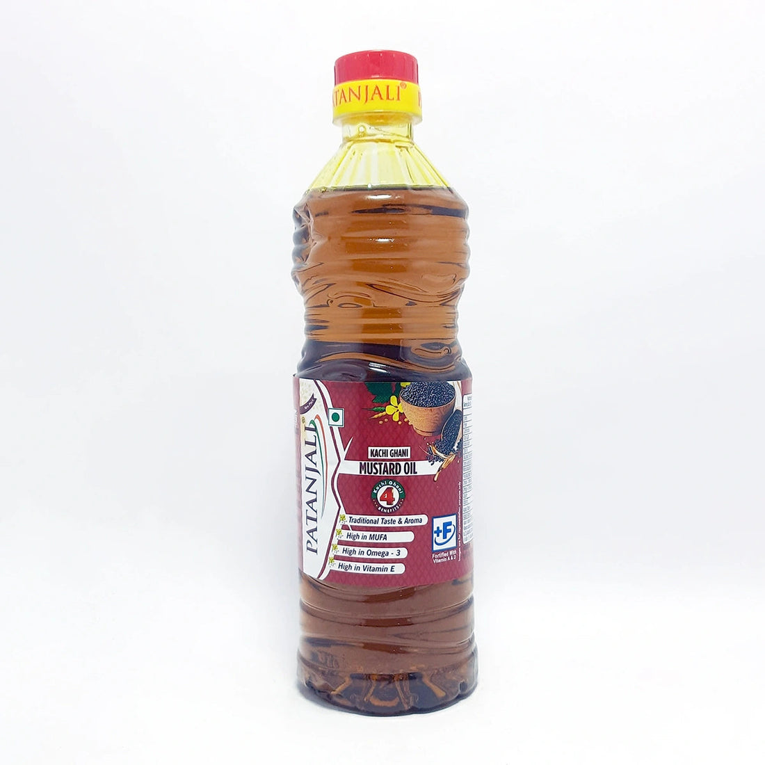 Patanjali 【Patanjali】 Kachi Ghani Mustard Oil｜カチガーニ マスタードオイル｜100g｜現地直輸入で買える日本国内最安級【インドの森】