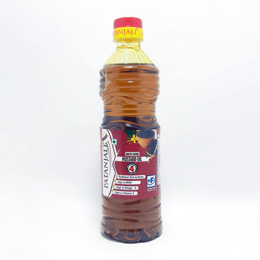 Patanjali 【Patanjali】 Kachi Ghani Mustard Oil｜カチガーニ マスタードオイル｜100g｜現地直輸入で買える日本国内最安級【インドの森】