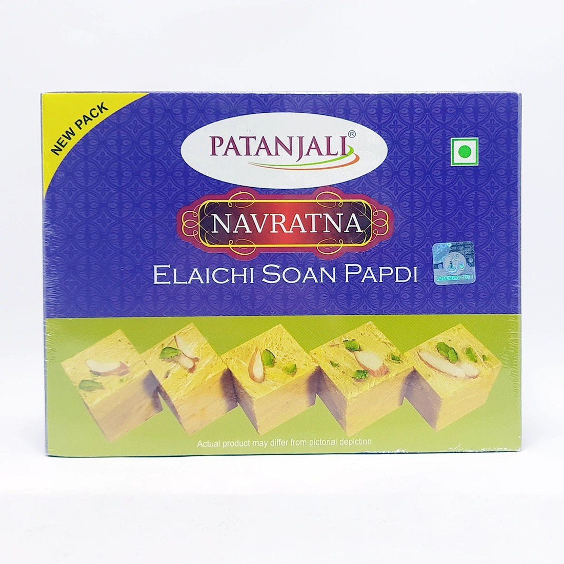 Patanjali 【Patanjali】 Soan Papdi (Elaichi)｜ソーンパプディ（エライチ）｜250g｜現地直輸入で買える日本国内最安級【インドの森】