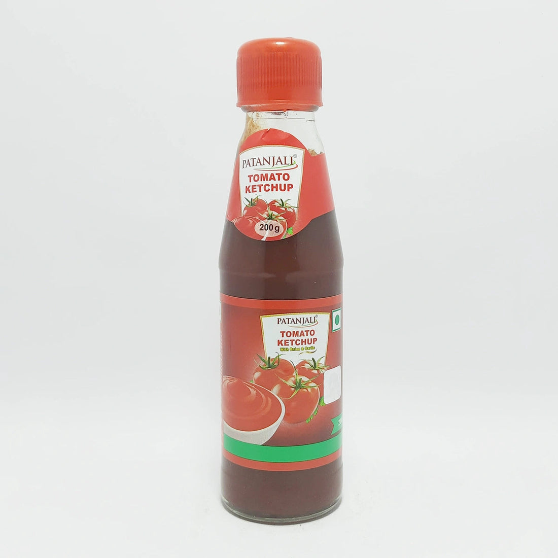 Patanjali 【Patanjali】 Tomato Ketchup with Onion & Garlic (B) (500 g)｜オニオン＆ガーリック入りトマトケチャップ｜500g｜現地直輸入で買える日本国内最安級【インドの森】
