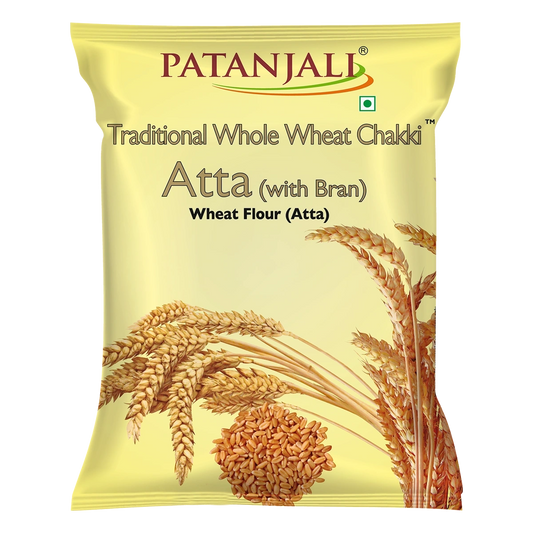 Patanjali 【Patanjali】 Traditional Whole Wheat Atta｜トラディショナル 全粒小麦アタ｜5000g｜現地直輸入で買える日本国内最安級【インドの森】