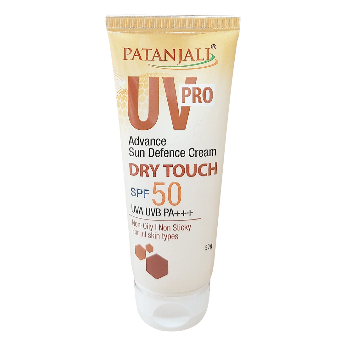 Patanjali 【Patanjali】 UV- Pro Advance Sun Defense Cream - SPF50｜UV-プロ アドバンス サンディフェンス クリーム SPF50｜100g｜現地直輸入で買える日本国内最安級【インドの森】