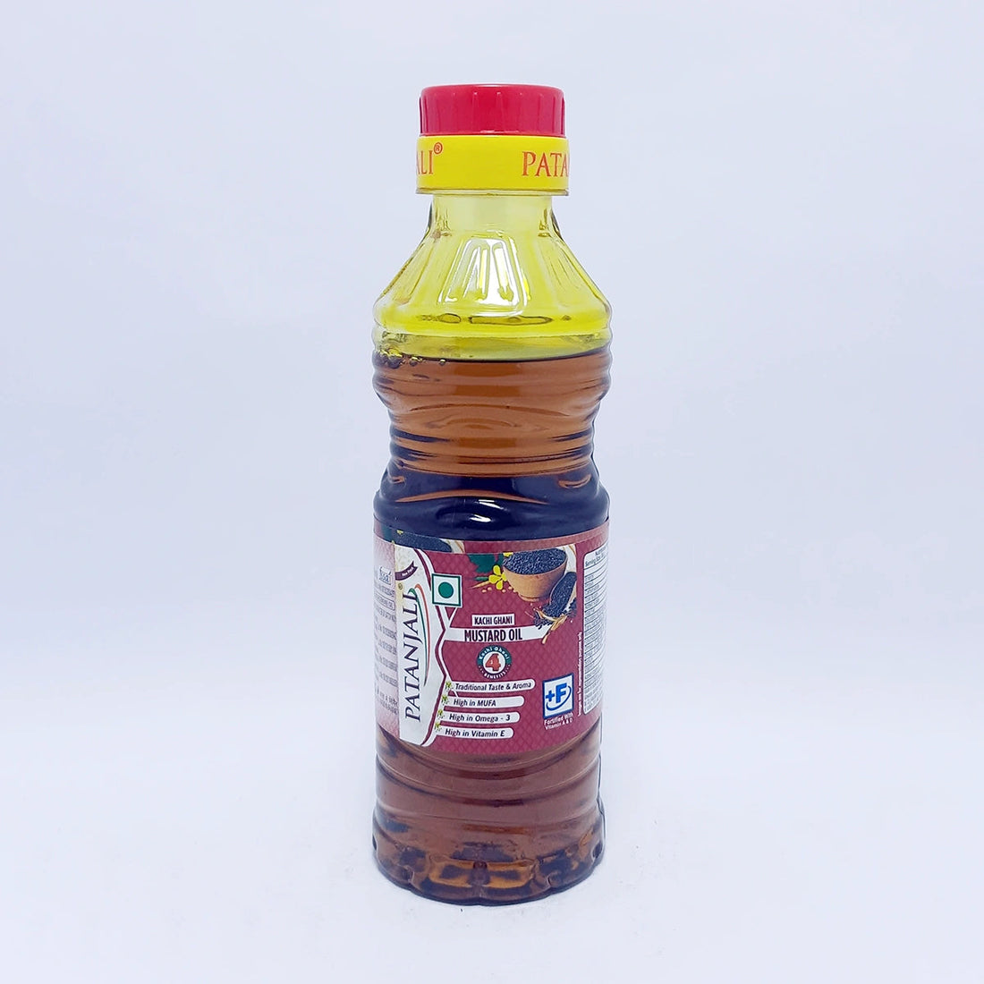 Patanjali 【Patanjali】 Kachi Ghani Mustard Oil｜カチ・ガーニ マスタードオイル｜200g｜現地直輸入で買える日本国内最安級【インドの森】