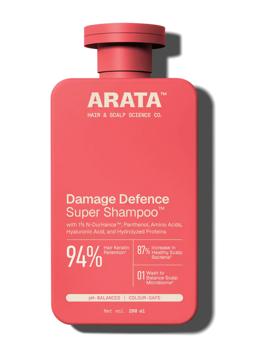 Arata ダメージディフェンス スーパーシャンプー 200ml｜インドのナチュラルヘアケア4ブランド比較