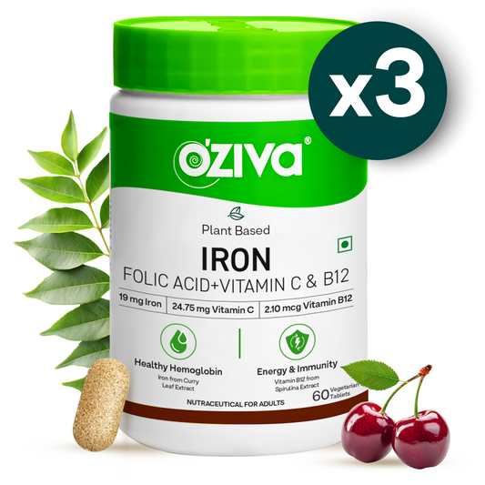 Iron, Folic Acid for Hemoglobin, Immunity & Energy Balance Pack