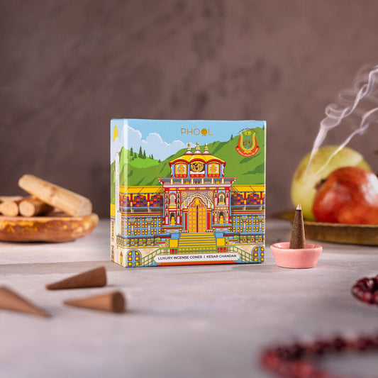 Badrinath Kesar Chandan Incense Cones