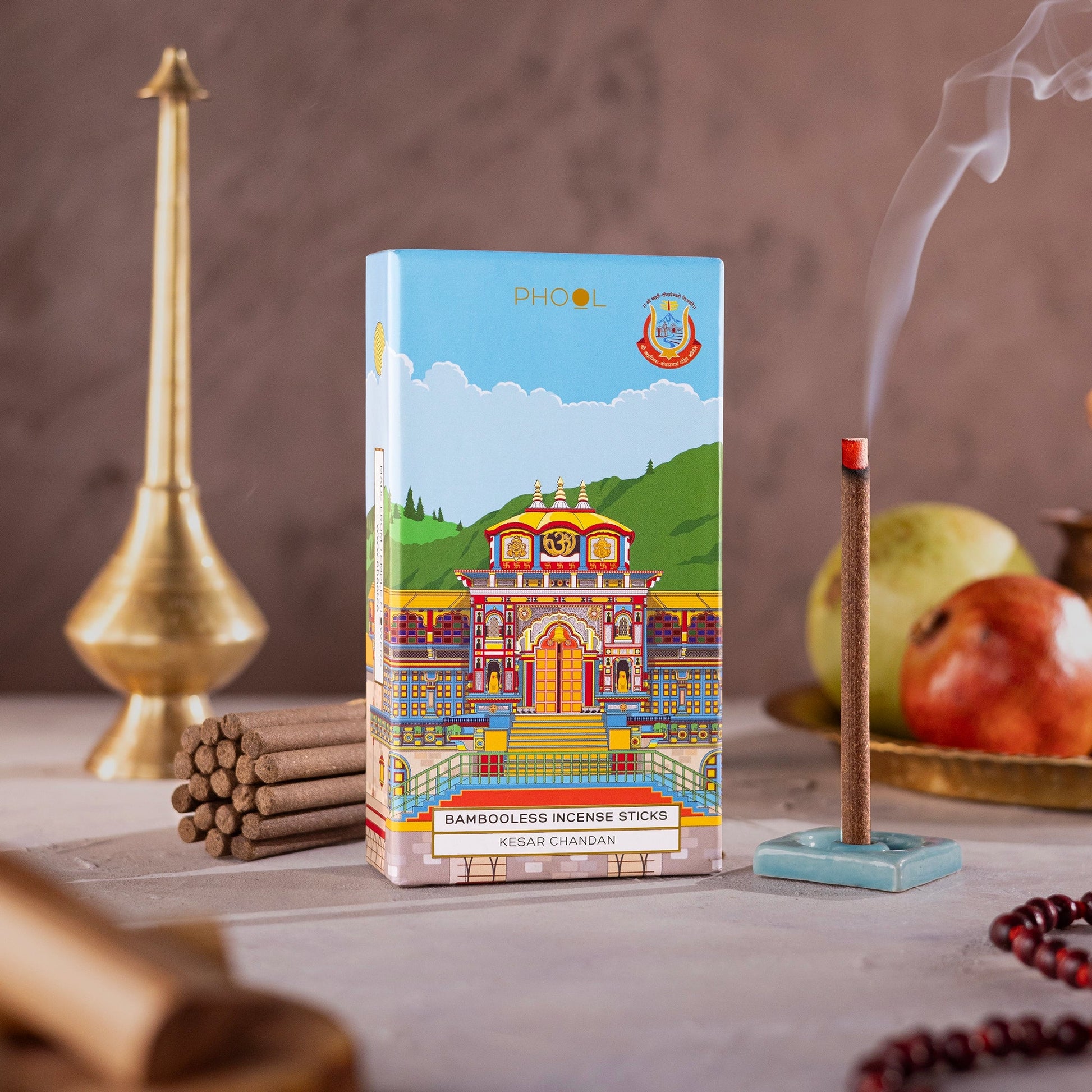 Badrinath Kesar Chandan Bambooless Incense Sticks