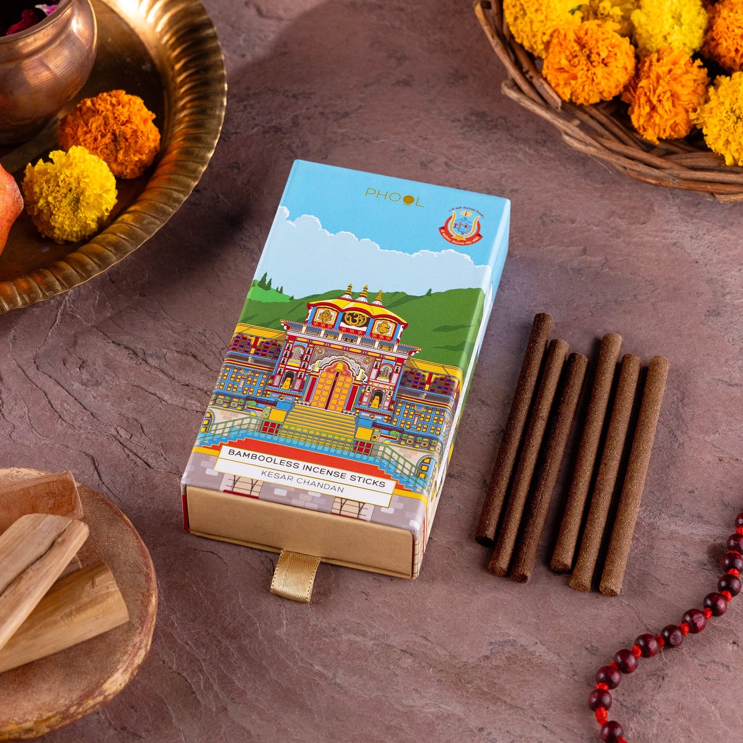 Badrinath Kesar Chandan Bambooless Incense Sticks