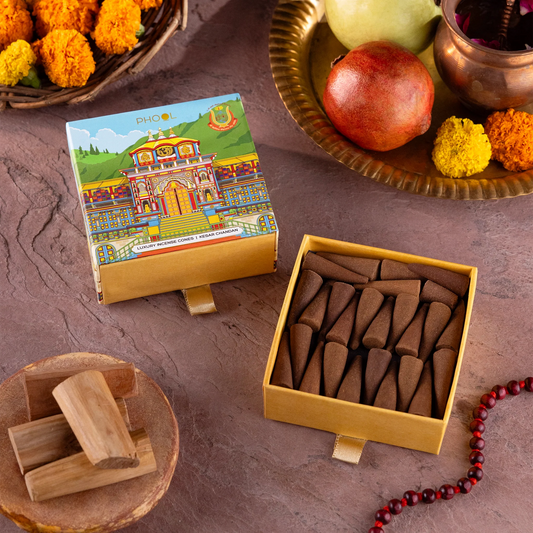 Badrinath Kesar Chandan Incense Cones