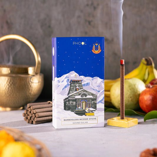 Kedarnath Govind Gulab Bambooless Incense Sticks