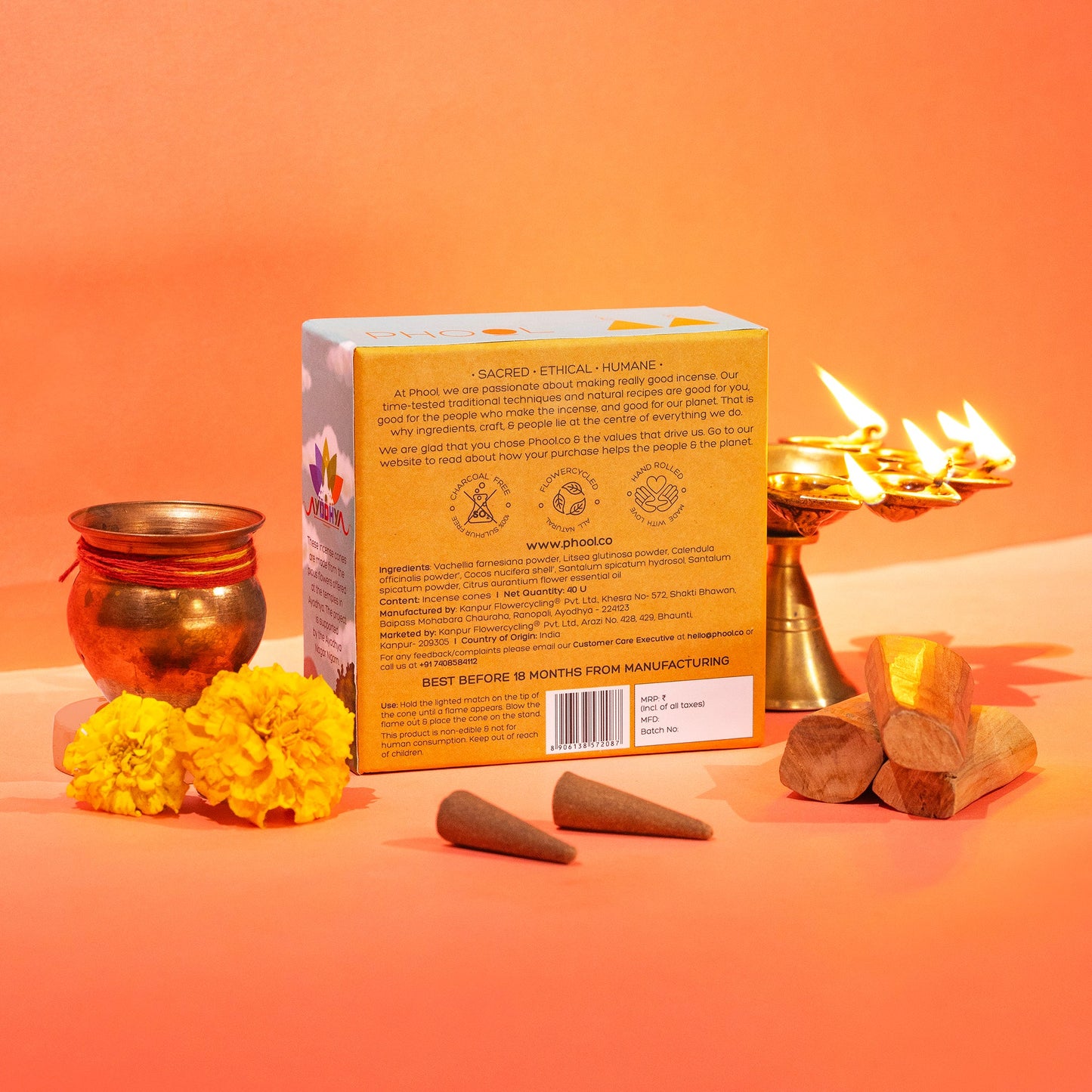 Ayodhya Soumya Chandan Incense Cones