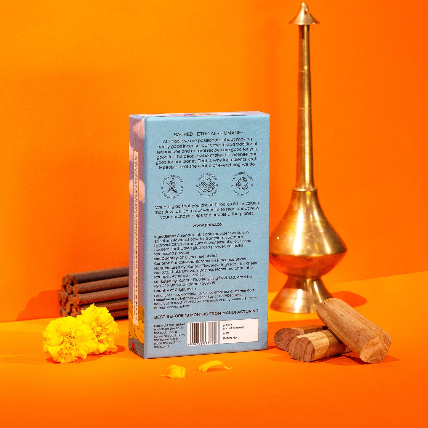 Ayodhya Soumya Chandan Bambooless Incense Sticks