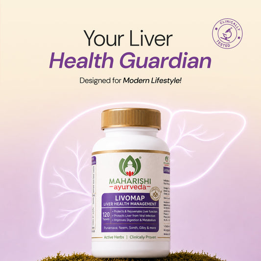 【Maharishi Ayurveda】 Maharishi Ayurveda Livomap Tablets – Liver Health & Cleansing Support｜リヴォマップ タブレット｜100Tablets