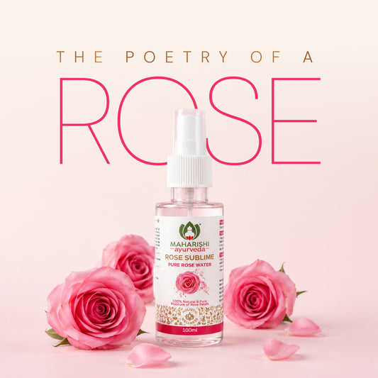 【Maharishi Ayurveda】 Pure Rose Water - Preserves Your Skin Natural Glow - 100 ml｜ピュア ローズウォーター｜100ml